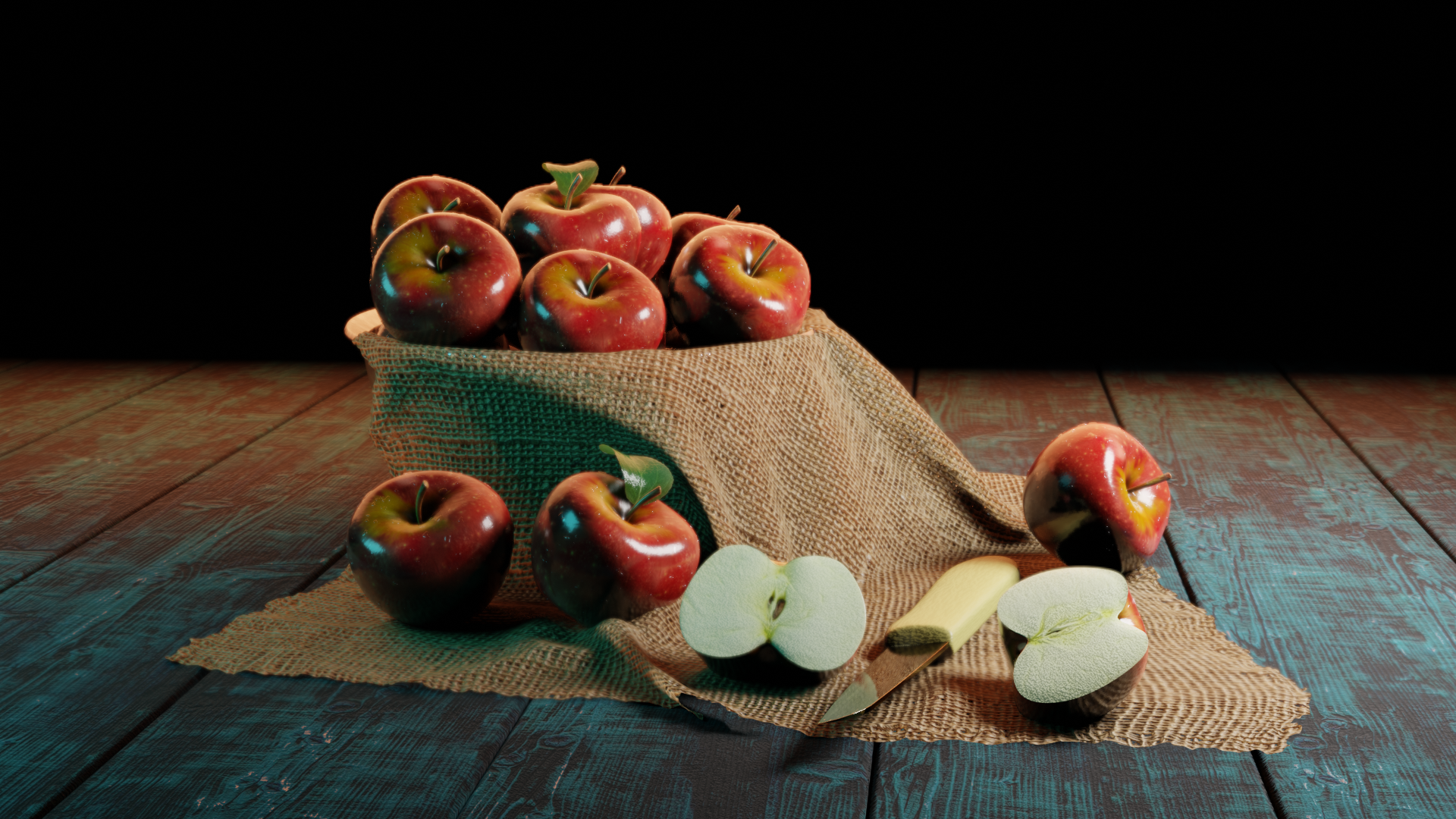 Organic Modeling Apples preview image 1